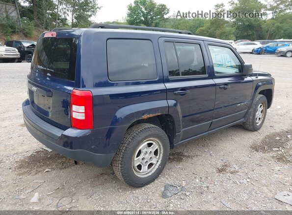 1C4NJRBB8GD654253 2016 JEEP PATRIOT Navy Задняя правая четверть