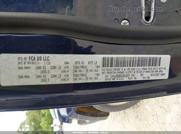 1C4NJRBB8GD654253 2016 JEEP PATRIOT Navy Вид подкапотного пространства