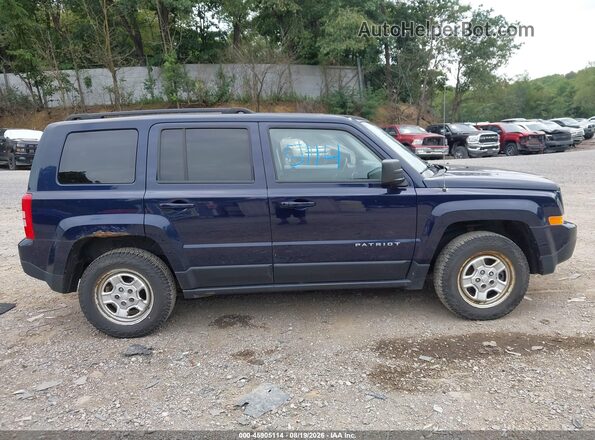 1C4NJRBB8GD654253 2016 JEEP PATRIOT Navy Вид задней части салона