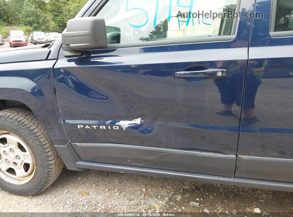 1C4NJRBB8GD654253 2016 JEEP PATRIOT Navy Вид спереди