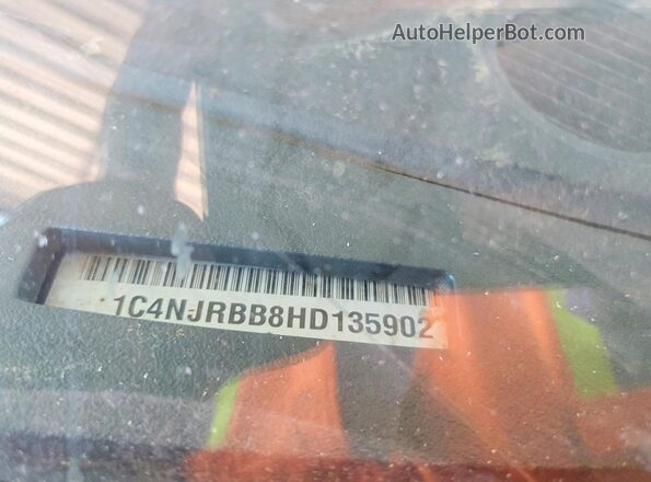 1C4NJRBB8HD135902 2017 JEEP PATRIOT Серый Вид подкапотного пространства