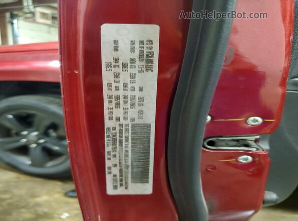 1C4NJRBB8HD179141 2017 JEEP PATRIOT Red VIN sticker view