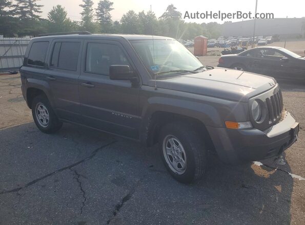 1C4NJRBB9GD618071 2016 JEEP PATRIOT Gray Передня права чверть