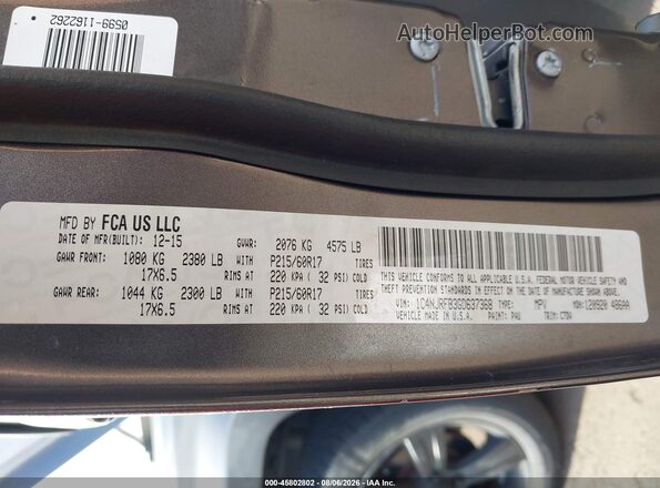 1C4NJRFB3GD637368 2016 JEEP PATRIOT Black Engine compartment view