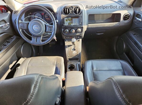 1C4NJRFB3GD804618 2016 JEEP PATRIOT Red Dashboard view