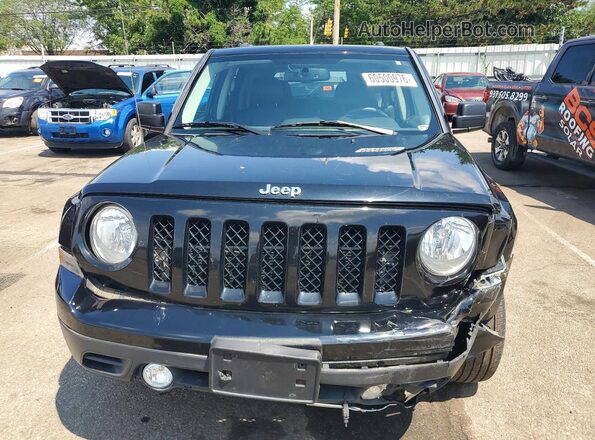 1C4NJRFB3HD155503 2017 JEEP PATRIOT Черный Вид спереди