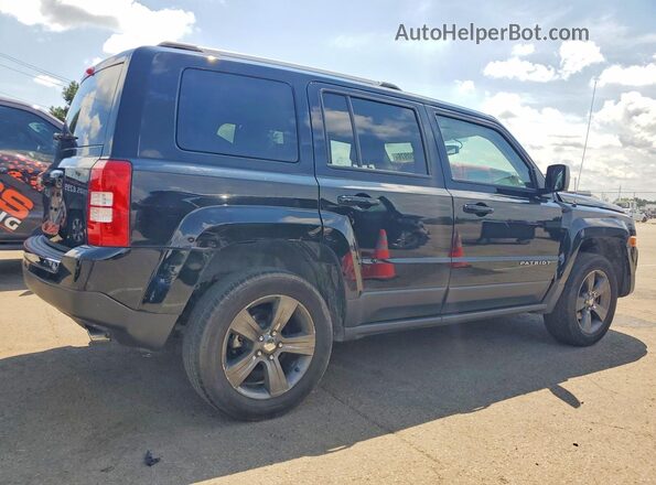 1C4NJRFB3HD155503 2017 JEEP PATRIOT Черный Задняя правая четверть