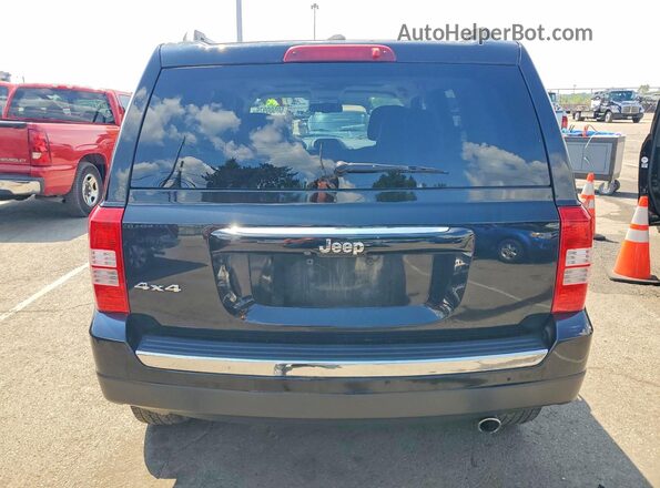 1C4NJRFB3HD155503 2017 JEEP PATRIOT Черный Вид сзади