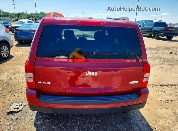 1C4NJRFB6HD174823 2017 JEEP PATRIOT Red Rear view