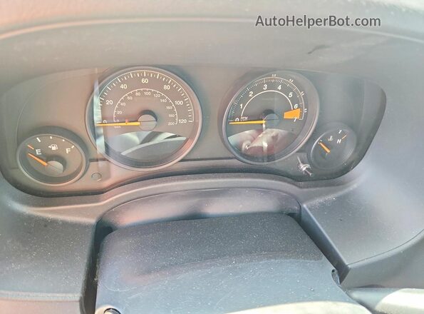 1C4NJRFB6HD174823 2017 JEEP PATRIOT Red Instrument cluster view