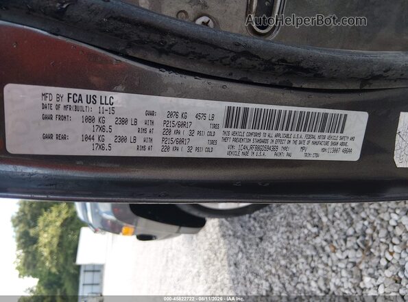 1C4NJRFB8GD594369 2016 JEEP PATRIOT Gray Engine compartment view
