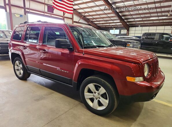1C4NJRFB8HD159675 2017 JEEP PATRIOT Красный Передняя правая четверть