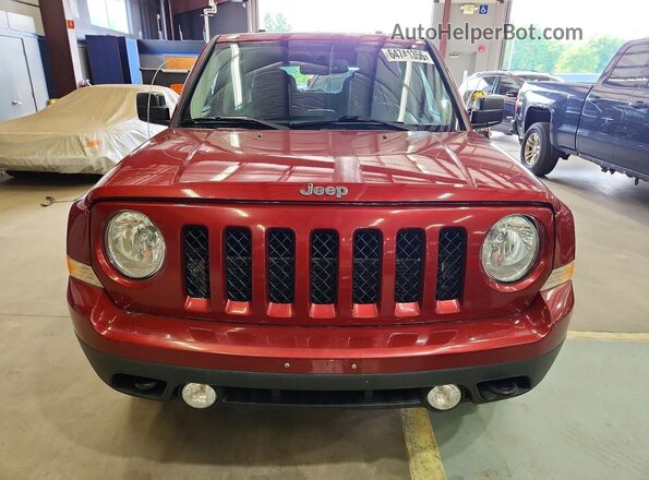 1C4NJRFB8HD159675 2017 JEEP PATRIOT Красный Вид спереди