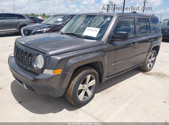 1C4NJRFB9GD654224 2016 JEEP PATRIOT Gray Առջևի ձախ երեք քառորդ տեսարան