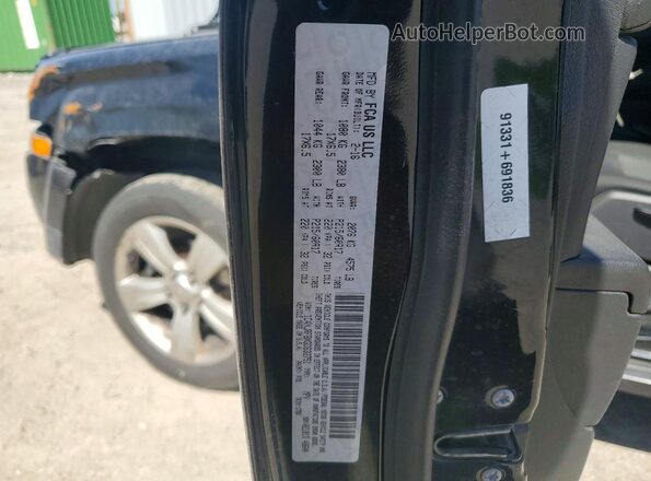 1C4NJRFBXGD632751 2016 JEEP PATRIOT Black Widok naklejki z numerem VIN