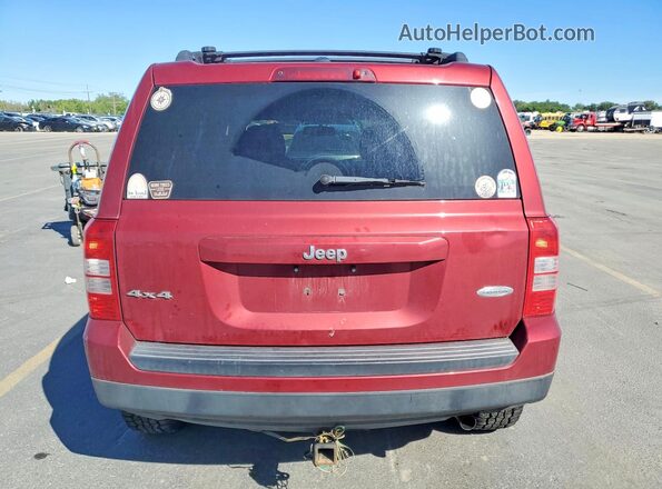 1C4NJRFBXHD124572 2017 JEEP PATRIOT Burgundy Հետևի տեսք