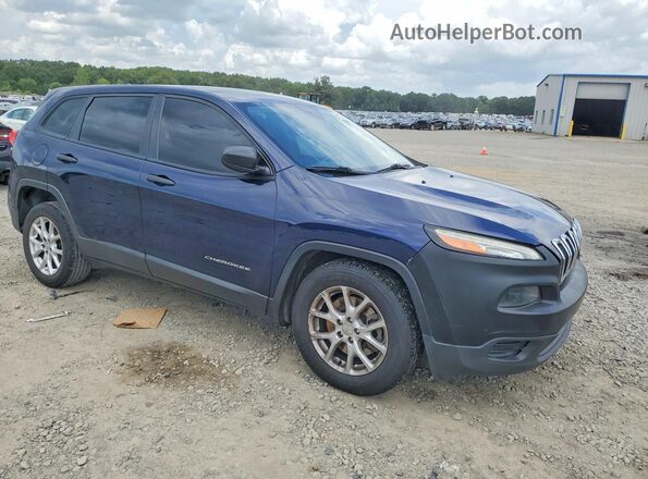 1C4PJLAB0GW160139 2016 JEEP CHEROKEE Blue წინა მარჯვენა