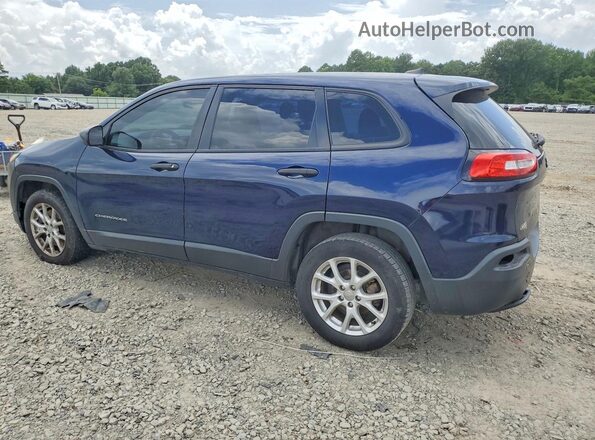 1C4PJLAB0GW160139 2016 JEEP CHEROKEE Blue უკანა მარცხენა