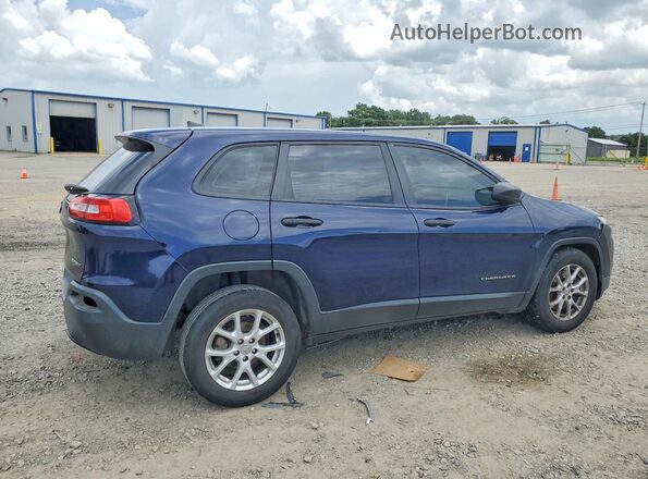 1C4PJLAB0GW160139 2016 JEEP CHEROKEE Blue უკანა მარჯვენა