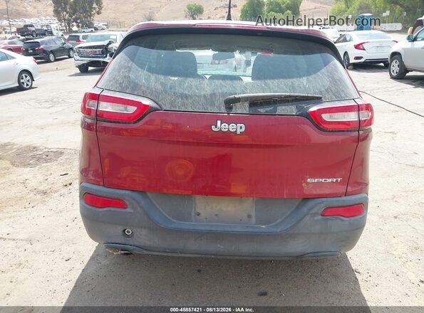 1C4PJLAB3HW663410 2017 JEEP CHEROKEE Red 