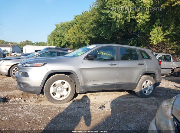 1C4PJLAB4GW126883 2016 JEEP CHEROKEE Silver Widok wnętrza 360 stopni