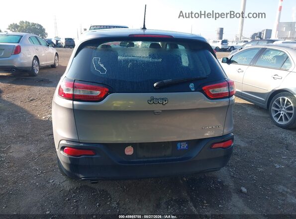 1C4PJLAB4GW126883 2016 JEEP CHEROKEE Silver 