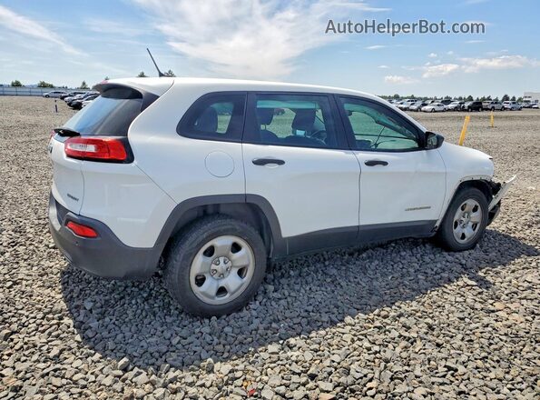 1C4PJLAB4HW654392 2017 JEEP CHEROKEE White Tył prawy