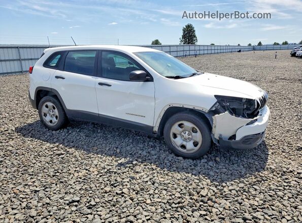 1C4PJLAB4HW654392 2017 JEEP CHEROKEE White Przód prawy
