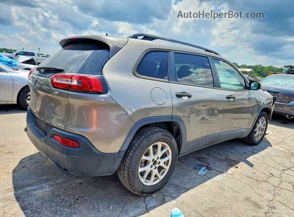 1C4PJLAB6GW376030 2016 JEEP CHEROKEE Silver უკანა მარჯვენა