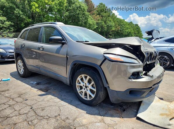 1C4PJLAB6GW376030 2016 JEEP CHEROKEE Silver წინა მარჯვენა