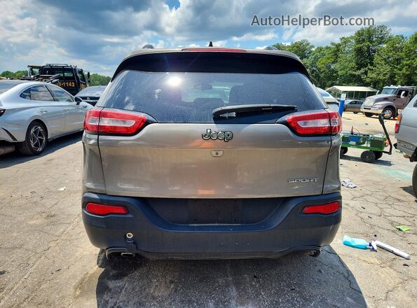 1C4PJLAB6GW376030 2016 JEEP CHEROKEE Silver უკანა ხედი