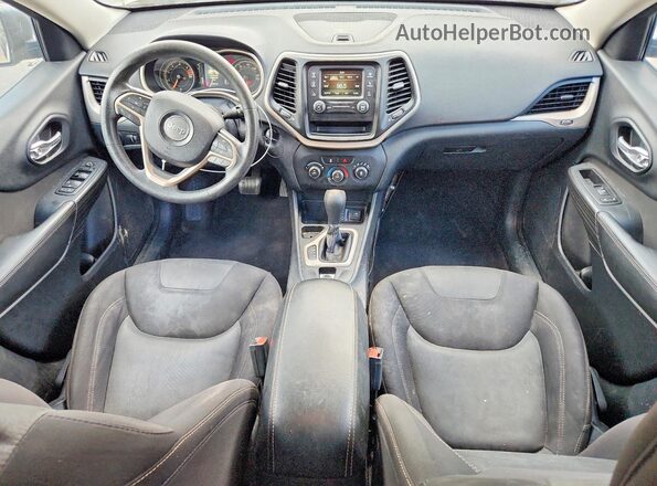 1C4PJLAB6GW376030 2016 JEEP CHEROKEE Silver წინა პანელის ხედი