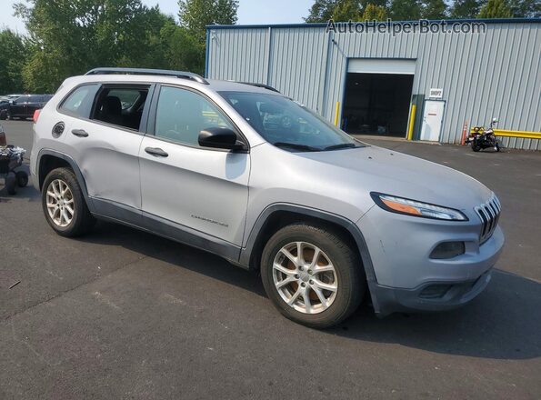 1C4PJLAB7GW136341 2016 JEEP CHEROKEE Gray Przód prawy
