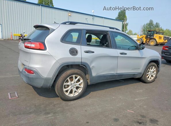 1C4PJLAB7GW136341 2016 JEEP CHEROKEE Gray Tył prawy