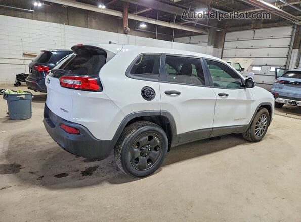1C4PJLAB8HW660521 2017 JEEP CHEROKEE Белый Задняя правая четверть