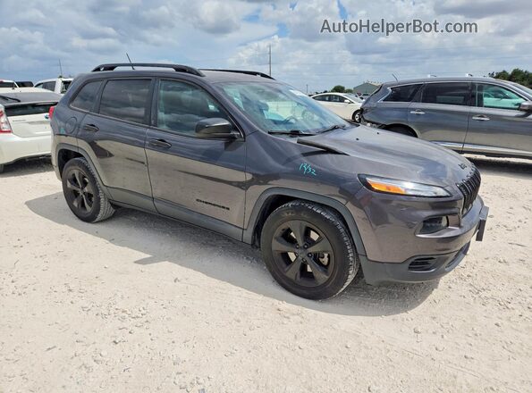 1C4PJLAB8HW666917 2017 JEEP CHEROKEE Charcoal Передня права чверть