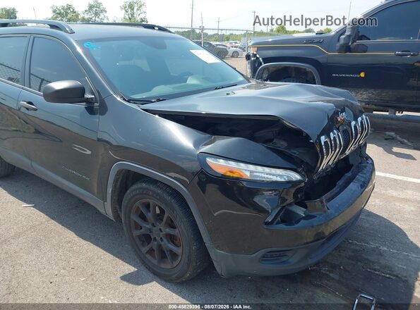 1C4PJLAB9GW274284 2016 JEEP CHEROKEE Black 