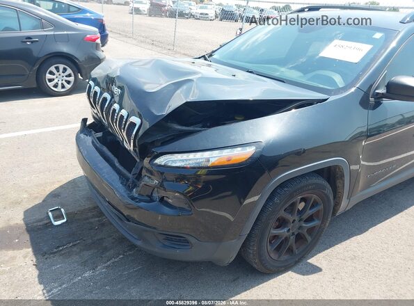 1C4PJLAB9GW274284 2016 JEEP CHEROKEE Black 