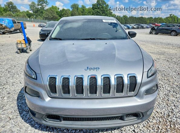 1C4PJLAB9HD219072 2017 JEEP CHEROKEE Silver Vista frontal