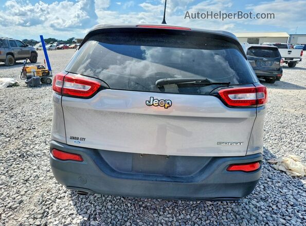 1C4PJLAB9HD219072 2017 JEEP CHEROKEE Silver Vista trasera