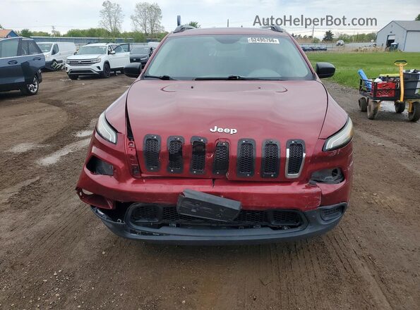1C4PJLABXGW167891 2016 JEEP CHEROKEE Красный Вид спереди