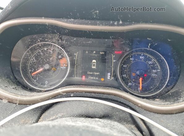 1C4PJLABXGW167891 2016 JEEP CHEROKEE Красный Вид щитка приборов