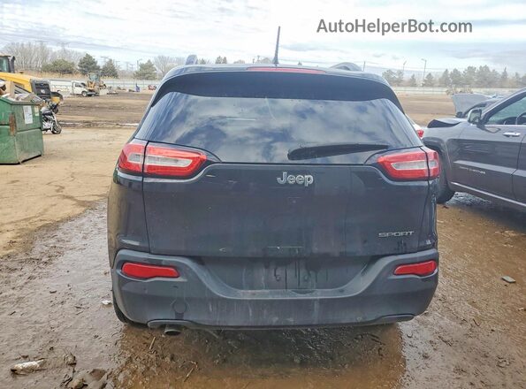 1C4PJLABXGW189390 2016 JEEP CHEROKEE Charcoal Вид ззаду