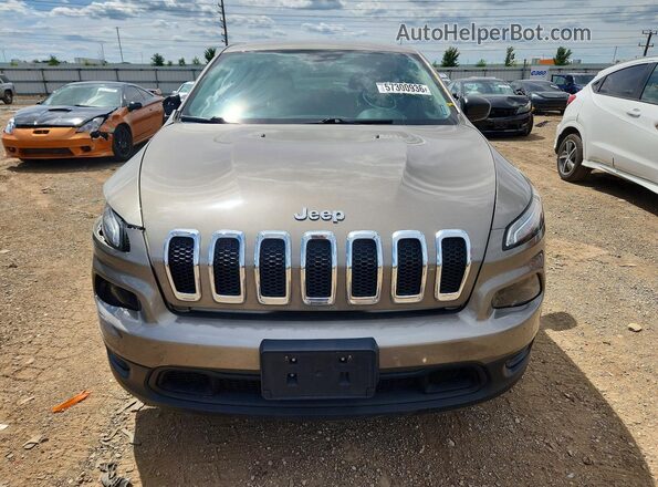 1C4PJLABXGW287335 2016 JEEP CHEROKEE Серый Вид спереди