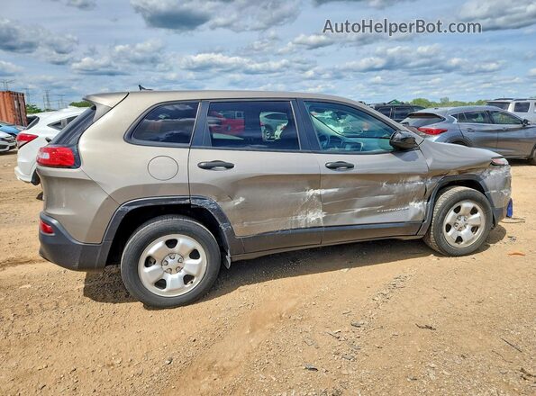1C4PJLABXGW287335 2016 JEEP CHEROKEE Серый Задняя правая четверть