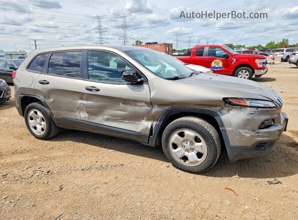 1C4PJLABXGW287335 2016 JEEP CHEROKEE Серый Передняя правая четверть