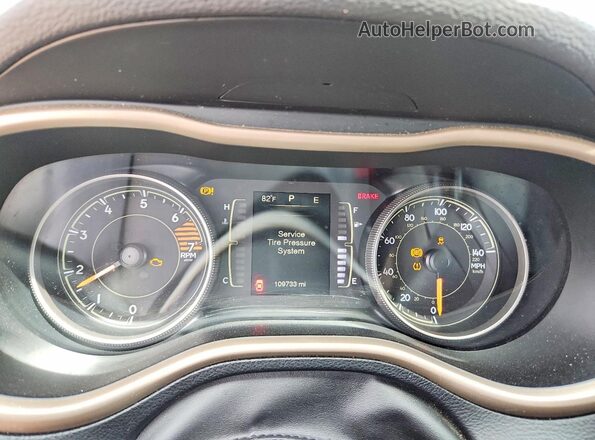 1C4PJLABXGW287335 2016 JEEP CHEROKEE Серый Вид щитка приборов