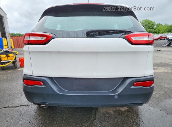 1C4PJLABXHD240433 2017 JEEP CHEROKEE White Vista trasera