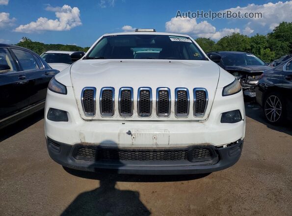 1C4PJLABXHD240433 2017 JEEP CHEROKEE White Vista frontal