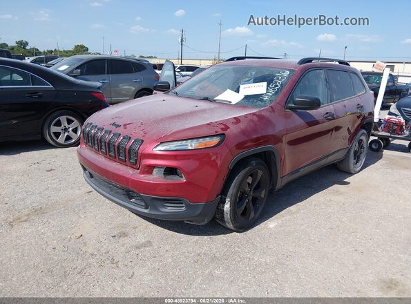 1C4PJLABXHW652310 2017 JEEP CHEROKEE Red Front left